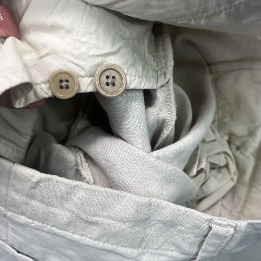VTG Banana Republic Mens Dawson Linen Blend Chino Pants 32x32 (32x29.5) Vacation